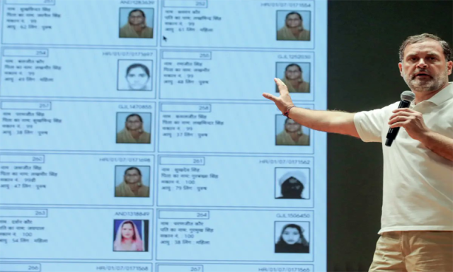 ہریانہ انتخابات: برازیلی ماڈل کے متعدد ووٹس، راہول گاندھی نے مودی حکومت کی دھاندلی کا پردہ فاش کردیا