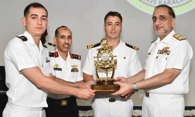 تُرکیہ 5ویں پاکستان نیوی انٹرنیشنل ناٹیکل کمپیٹیشن 2025 کا فاتح قرار