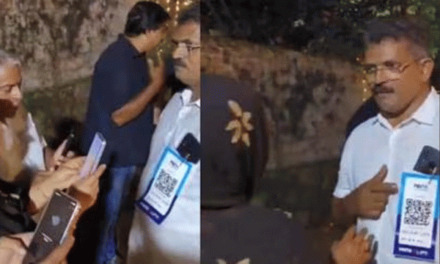 شادی میں دلہن کے والد کا نیا انداز، جیب پر کیو آر کوڈ چسپاں کرکے ‘آن لائن سلامی’ وصول کی