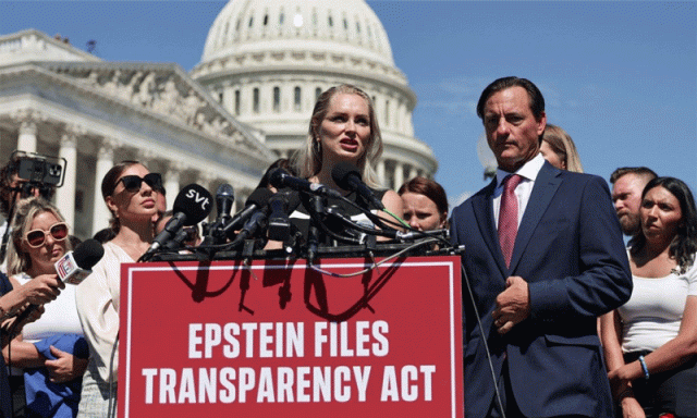 امریکی کانگریس ایپسٹین فائلز جاری کرنے پر متفق، ٹرمپ نے بھی اعتراض ختم کردیا