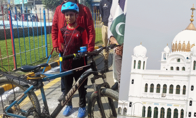 سائیکل پر 102 کلومیٹر کا سفر کر کے کرتارپور پہنچنے والے کمسن طالبعلم کا والہانہ استقبال