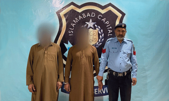 اسلام آباد: والد کے قتل میں ملوث بیٹا سمیت 2 ملزمان گرفتار