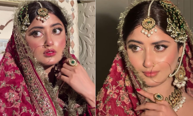 اداکارہ سجل علی ایک بار پھر دلہن بن گئیں؟