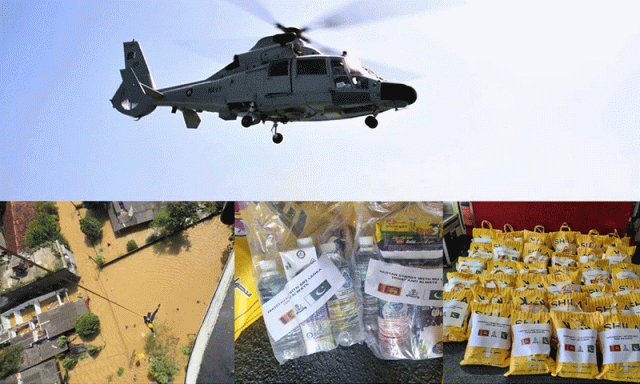 پاک بحریہ کی جانب سے سری لنکا میں امدادی کارروائیاں جاری