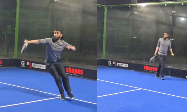 وفاقی وزیر اطلاعات عطا تارڑ کی پیڈل ٹینس کھیلتے ہوئے ویڈیو وائرل