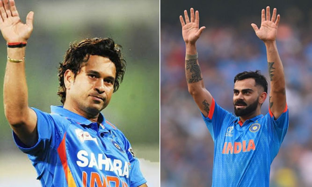 جنوبی افریقہ کے خلاف سینچری، ویرات کوہلی نے سچن ٹنڈولکر کا منفرد ریکارڈ برابر کردیا