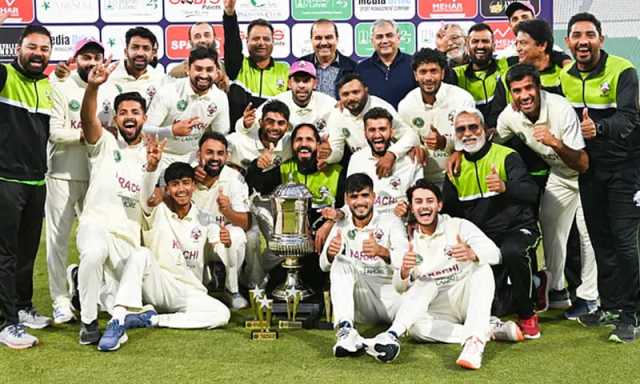 قائداعظم ٹرافی 2025، کراچی بلیوز نے ٹائٹل جیت لیا