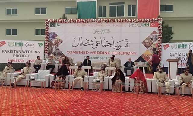 ترکیہ کے تعاون سے ہری پور میں 41 اجتماعی شادیوں کا انعقاد، ہر جوڑے کو 200 ڈالر سلامی