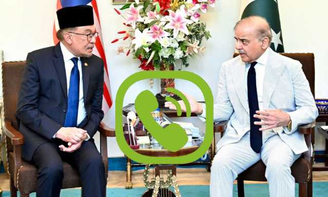 وزیراعظم شہباز شریف کا ملائیشیا کے وزیراعظم سے سمندری طوفان اور سیلاب سے ہوئے نقصانات پر اظہار یکجہتی