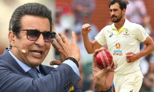 ریکارڈ ٹوٹنے کے بعد وسیم اکرم کا ردعمل آگیا، مچل اسٹارک کو کیا پیغام دیا؟