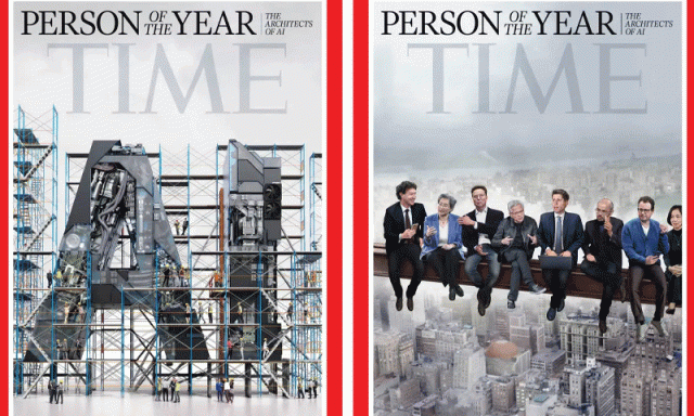 ٹائم میگزین نے مصنوعی ذہانت کے معماروں کو رواں سال کا ‘پرسن آف دی ایئر’ قرار دے دیا