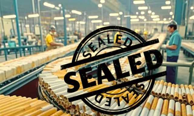 آر ٹی او پشاور کی کارروائی، سب سے بڑی غیر قانونی سگریٹ فیکٹری سیل کردی