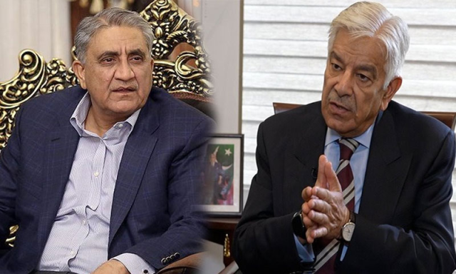 ’آپ کو جنرل باجوہ سے متعلق بات نہیں کرنی چاہیے‘: حنیف عباسی خواجہ آصف کے خلاف بول پڑے