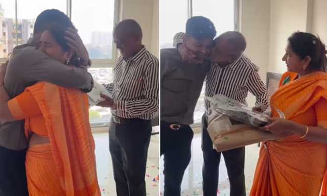 ممبئی کے نوجوان کا والدین کو نئے گھر کا تحفہ، جذباتی لمحات سوشل میڈیا پر وائرل
