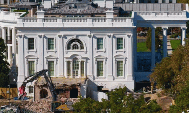ڈونلدٹرمپ کے مشرقی ونگ بال روم منصوبے کے خلاف وائٹ ہاؤس پر مقدمہ