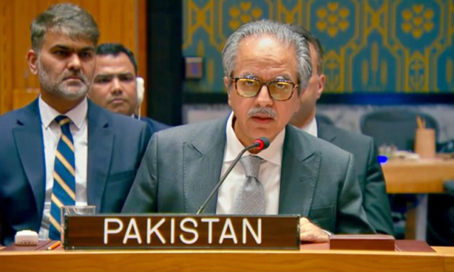 اقوام متحدہ میں پاکستان کا امن اور مذاکرات پر زور، بھارت پر عالمی قوانین کی خلاف ورزی کا الزام