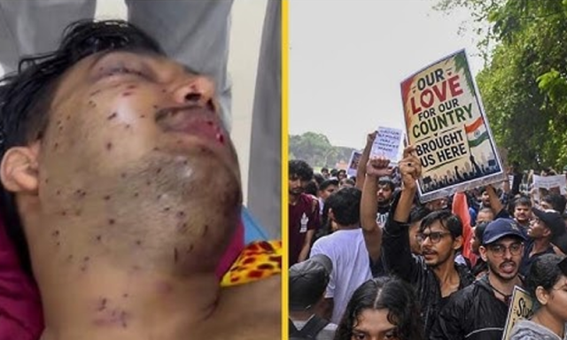 دہلی:سیکیورٹی فورسز نے احتجاجی مظاہرین پر پیلٹ گنز کا استعمال کیا، بھارتی اخبار کی رپورٹ