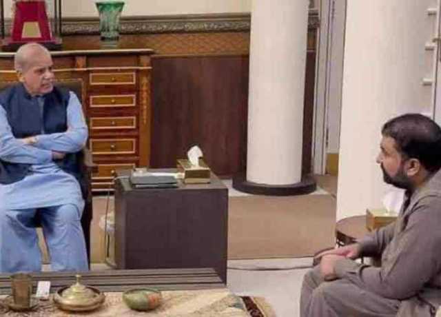 شہباز شریف سے سرفراز بگٹی کی ملاقات