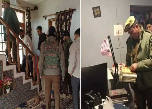 وادی کشمیر میں پولیس کے مزید 21 مقامات پر چھاپے