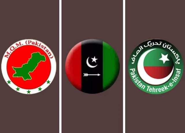 پیپلز پارٹی، ایم کیو ایم اور پی ٹی آئی کے ارکان سندھ اسمبلی ایک ہوگئے