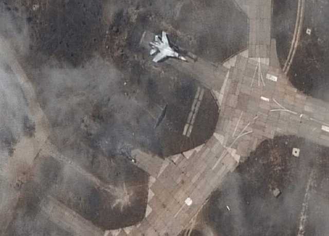 یوکرین نے روسی Su-30 جنگی طیارے کو سمندری ڈرون سے گرا دیا