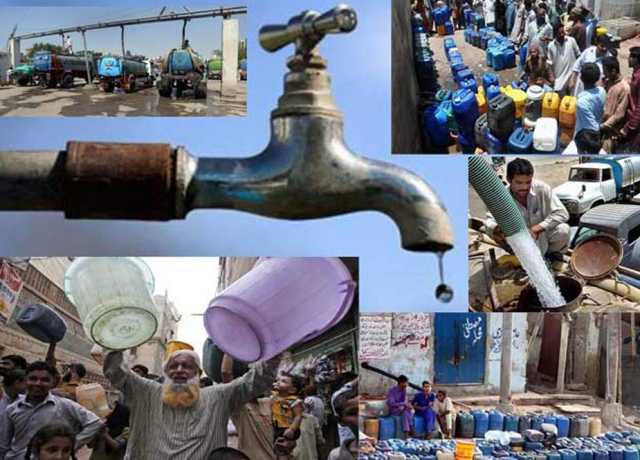 کراچی میں پانی کا بحران سنگین، چھ دن بعد بھی فراہمی بحال نہ ہوسکی