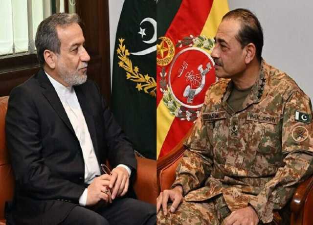 جنرل عاصم منیر کی ایرانی وزیر خارجہ سے ملاقات، جیو اسٹریٹجک صورتحال اور مشترکہ چیلنجز پر تبادلہ خیال