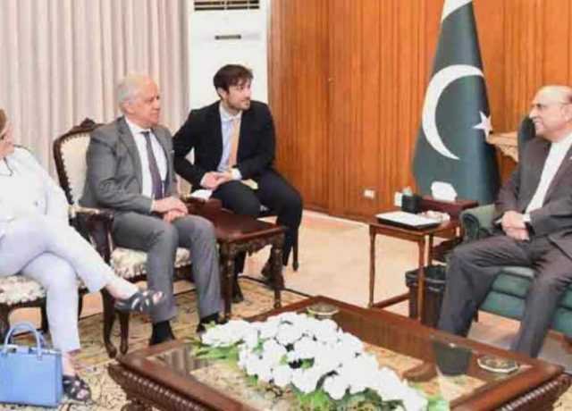 آصف علی زرداری سے ماتے پیانتے دوسی کی ملاقات، دوطرفہ تعاون بڑھانے پر تبادلہ خیال