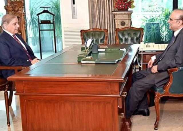 پاک بھارت کشیدگی، میاں محمد شہباز شریف کی آصف علی زرداری سے اہم ملاقات