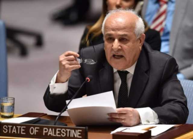 سلامتی کونسل غزہ کے لیے فوری اقدام کرے، فلسطینی سفارتکار