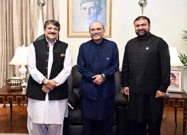 سرفراز بگٹی کی صدر آصف زرداری سے ملاقات، بلوچستان کی صورتحال پر بریفنگ