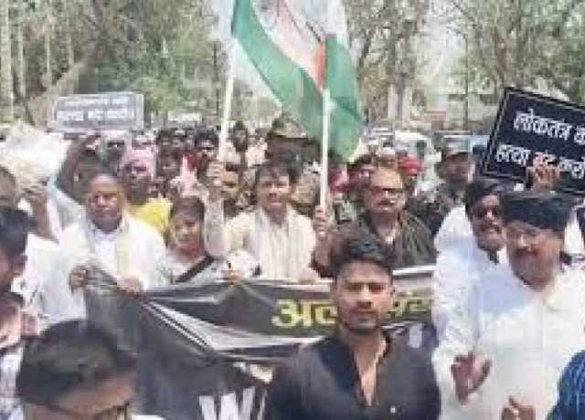 بھارت, وقف ترمیمی بل کے خلاف جھارکھنڈ میں احتجاجی مظاہرہ