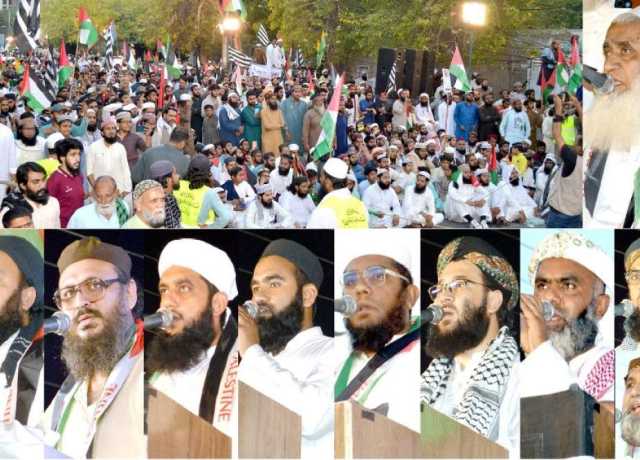 ملتان، عالمی مجلس تحفظ ختم نبوت کے زیر اہتمام عظیم الشان اسرائیل مردہ باد ریلی