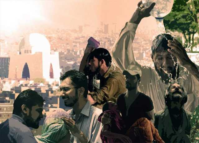 کراچی میں ہیٹ ویو، سورج سوا نیزے پر آگیا