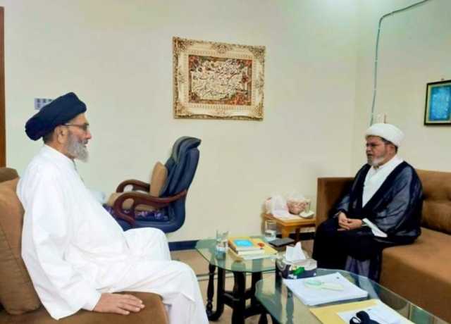 علامہ شبیر حسن میثمی کی علامہ سید ساجد علی نقوی سے ملاقات، مختلف اُمور پر تفصیلی گفتگو 