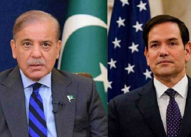 شہباز شریف کی مارکو روبیو کو مشرق وسطیٰ میں امن کیلئےکردار ادا کرنے پیشکش