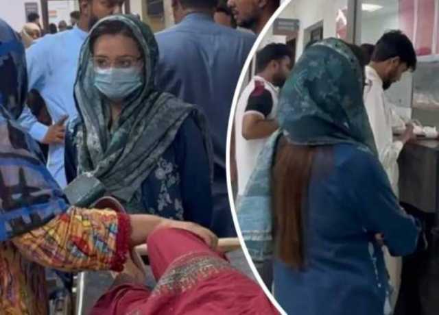 مریم اورنگزیب کا بھیس بدل کر جنرل ہسپتال لاہور کا دورہ