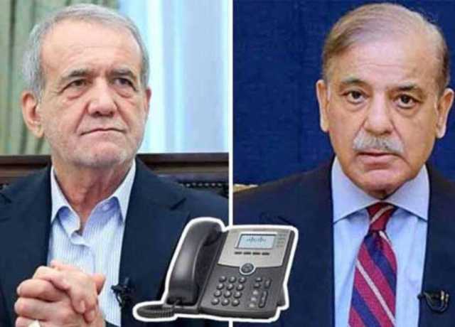 شہباز شریف کا مسعود پزشکیان سے ٹیلیفونک رابطہ، امن بحالی کی اہمیت پر زور