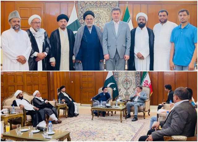 ایم ڈبلیو ایم کے وفد کی کراچی میں ایرانی قونصل جنرل ڈاکٹر واحد اصغری سے ملاقات