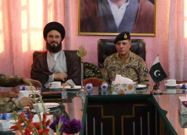 گلگت، کمانڈر ایف سی این اے کی آغا راحت حسین سے ملاقات