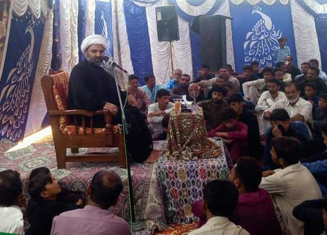 ذکر امام حسین (ع) سنت رسول (ص) اور عظیم عبادت ہے، علامہ مقصود ڈومکی