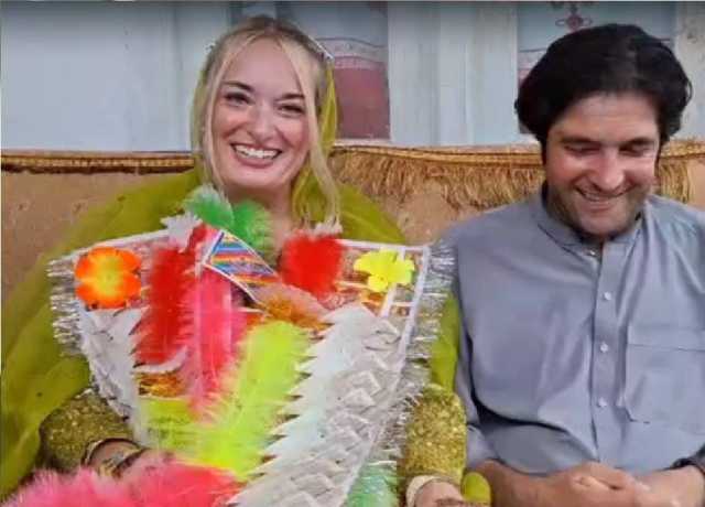 امریکا سے آئی خاتوں نے اسلام قبول کرکے دیر بالا کے نوجوان سے شادی کرلی