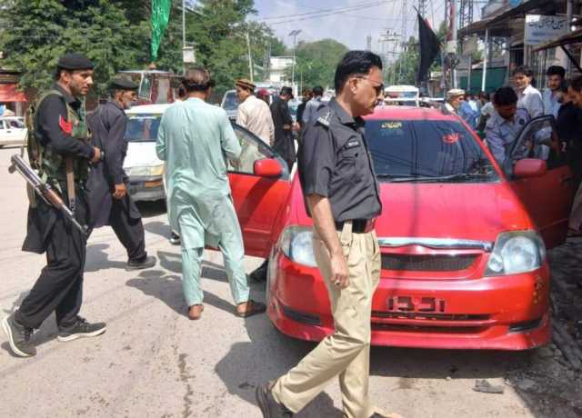 پاراچنار میں محرم الحرام کے دوران اہم اور حساس مقامات پر سخت چیکنگ