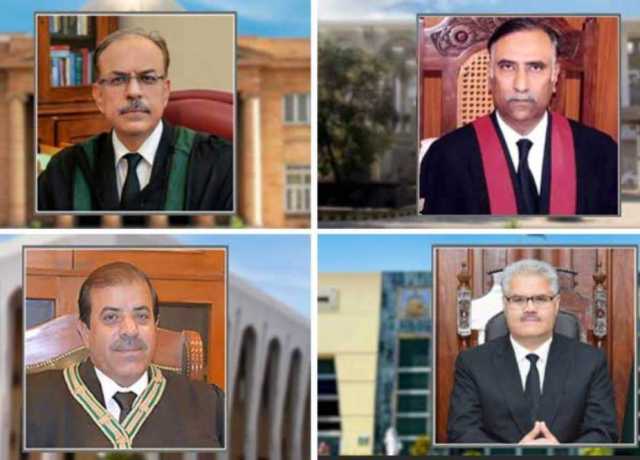 اسلام آباد، پشاور، سندھ اور بلوچستان ہائیکورٹ کے مستقل چیف جسٹس کی منظوری