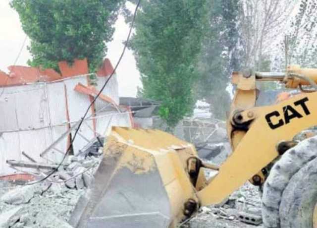 دریائے سوات پر تجاوزات کیخلاف آپریشن، 65 دکانیں، ہوٹل اور پارک مسمار
