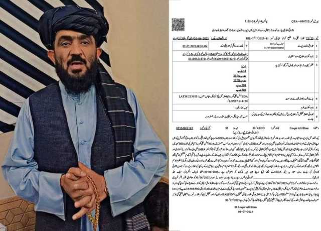 جے یو آئی رہنماء مولوی محب کیخلاف مقدمہ، ٹھیکیدار پر تشدد کا الزام