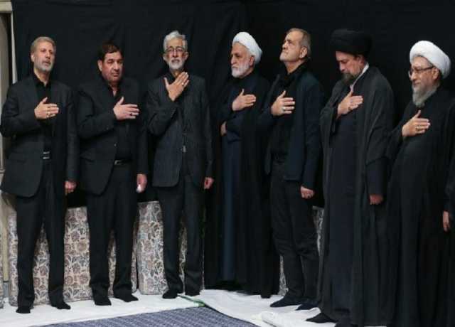 حسینیہ امام خمینی تہران میں مجلس عزا کا انعقاد