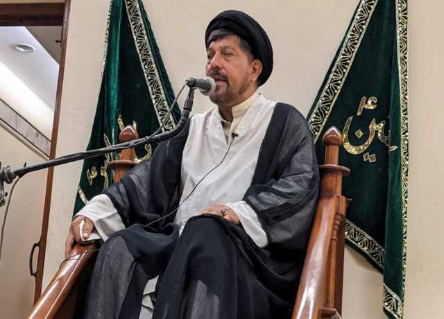 عزاداری امام حسینؑ نے حسینی و یزیدی افکار کے درمیان فرق واضح کیا، علامہ باقر زیدی