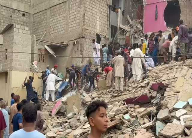 کراچی، لیاری میں عمارت کے حادثے میں سرکاری غفلت کا انکشاف