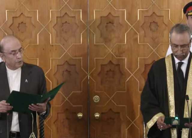 جسٹس سرفراز ڈوگر نے بطور چیف جسٹس اسلام آباد ہائیکورٹ حلف اٹھا لیا